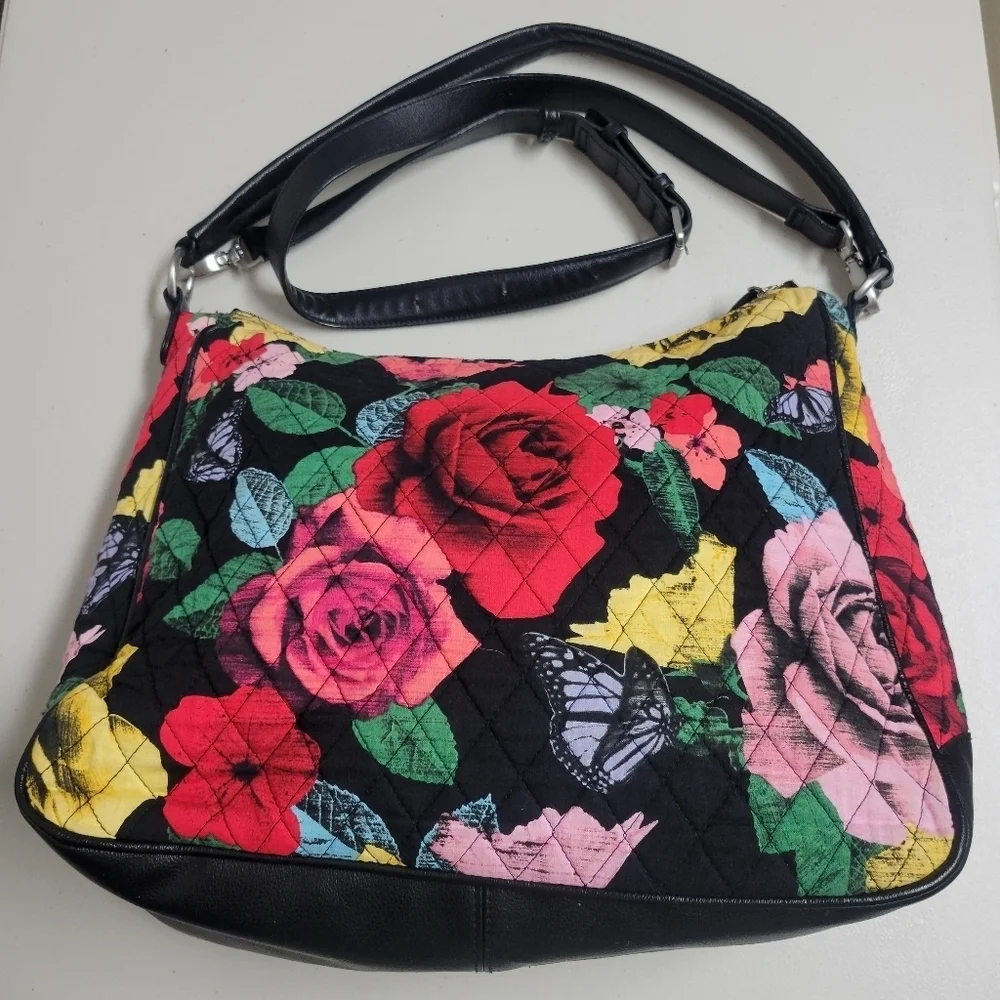 Vera Bradley Retired Vivian Havana Hobo Bag.